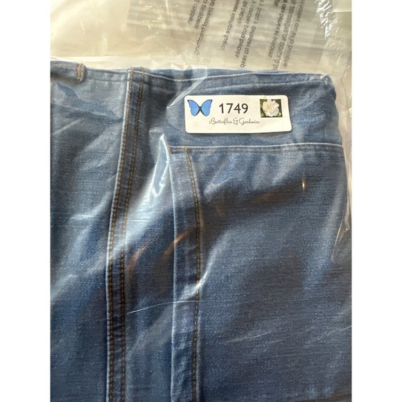 Time And Tru Shorts Womens XXL 20 Blue Jean Denim Rolled Cuff Medium Wash - Picture 9 of 10